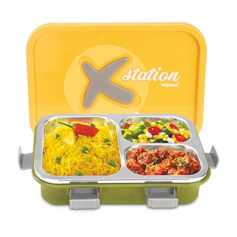 nayasa steel lunch box for kids|nayasa tiffin box.